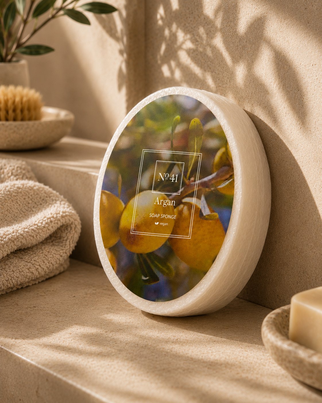 № 41 Soap sponge Argan