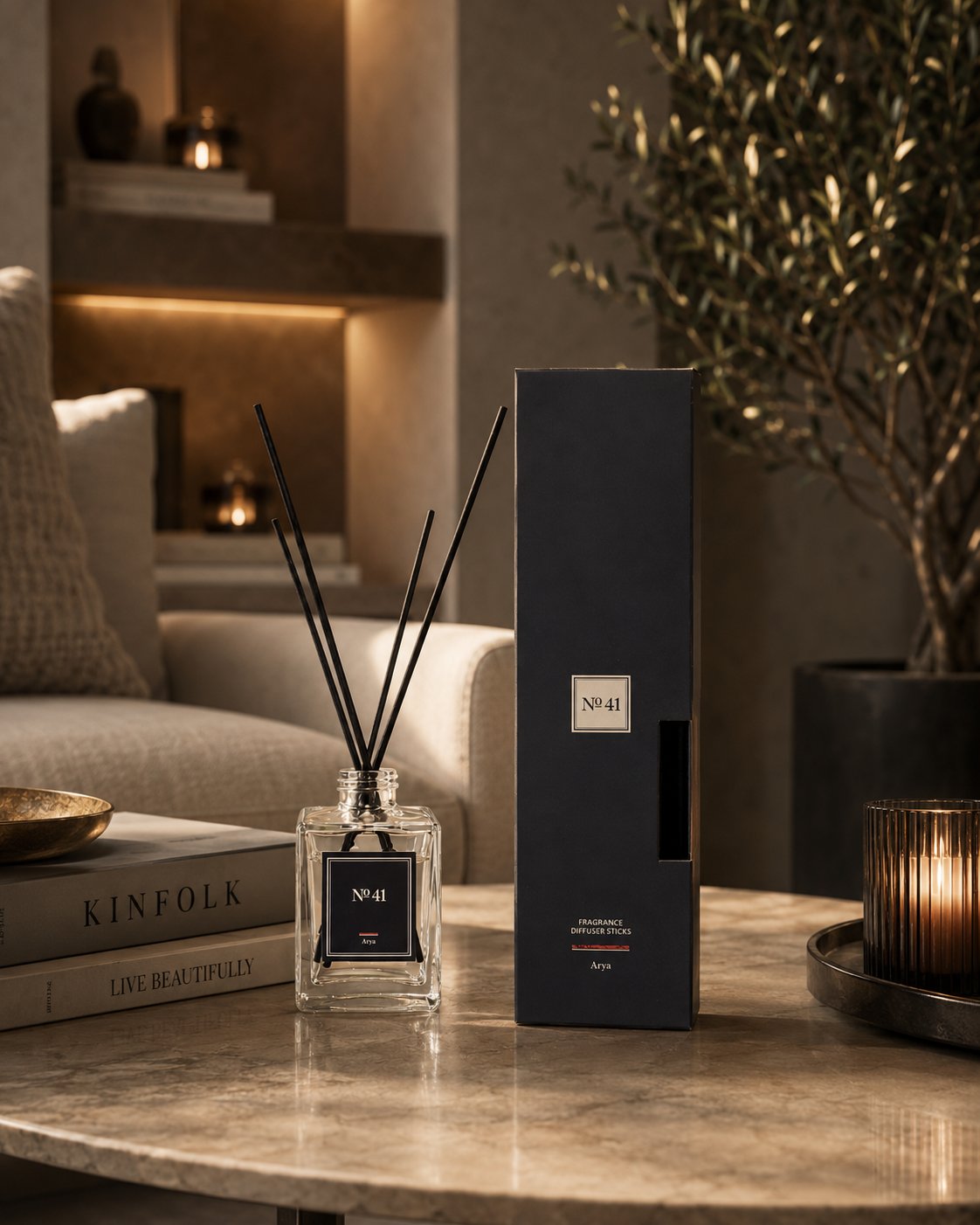 № 41 Fragrance Diffuser Sticks Arya met giftbox