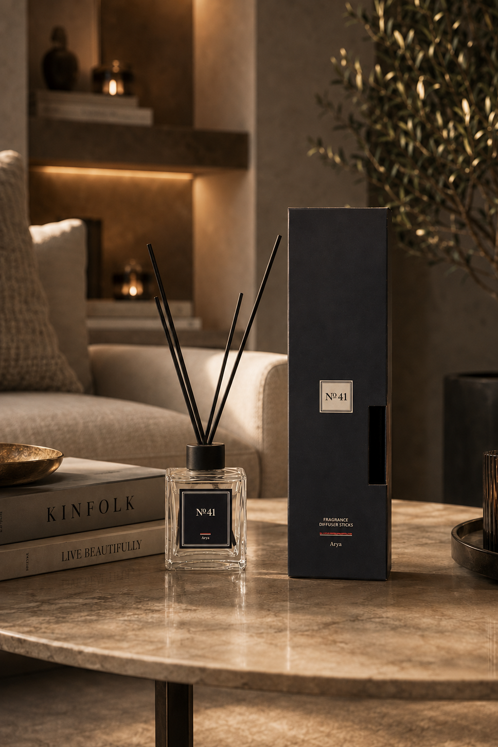 №41 Fragrance Diffuser Sticks Arya met giftbox